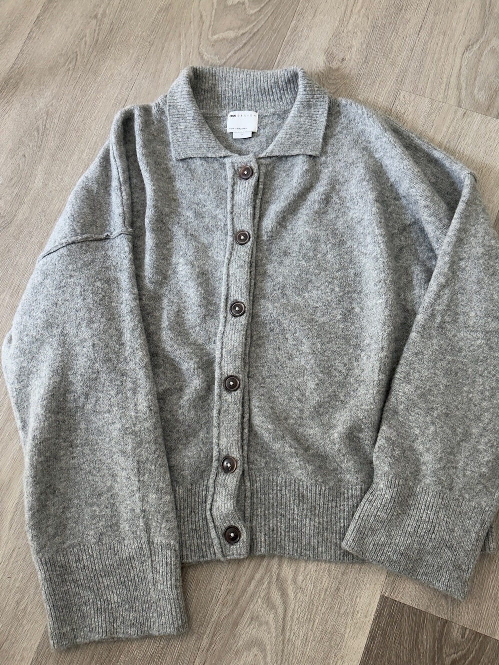 ASOS oversized button up sweater